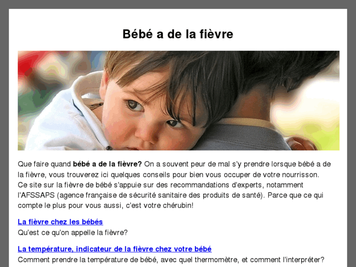 www.fievre-bebe.fr