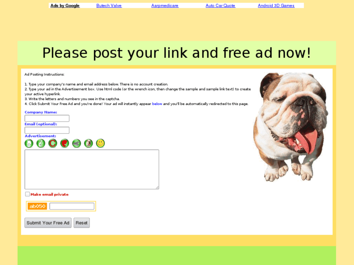 www.freefirstpagead.com