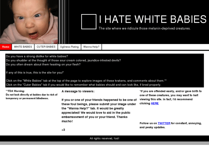 www.ihatewhitebabies.info