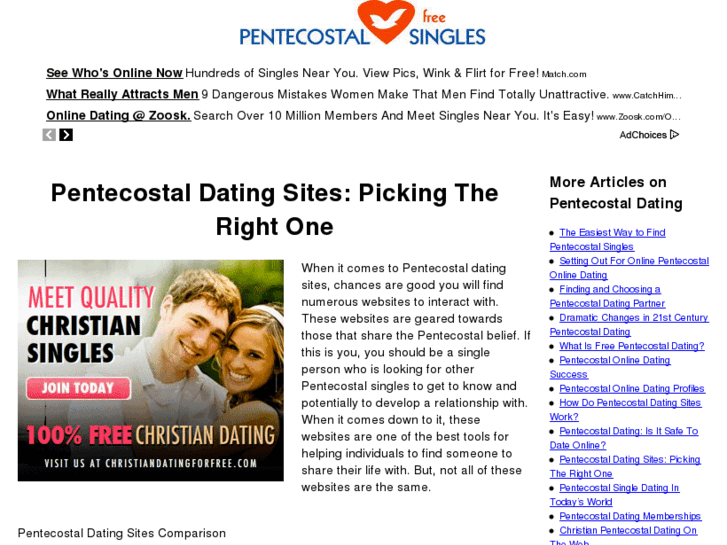 www.pentecostalfreesingles.com