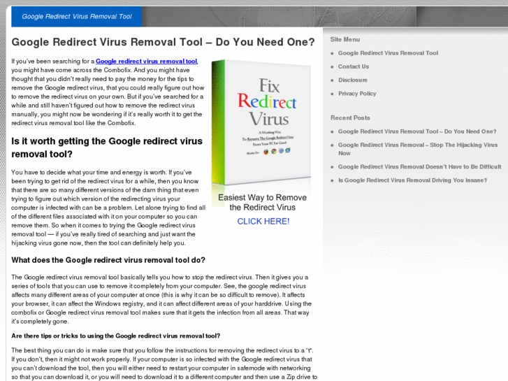 www.redirectvirusremovaltool.com