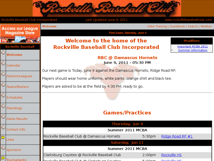 www.rockvillebaseballclub.com