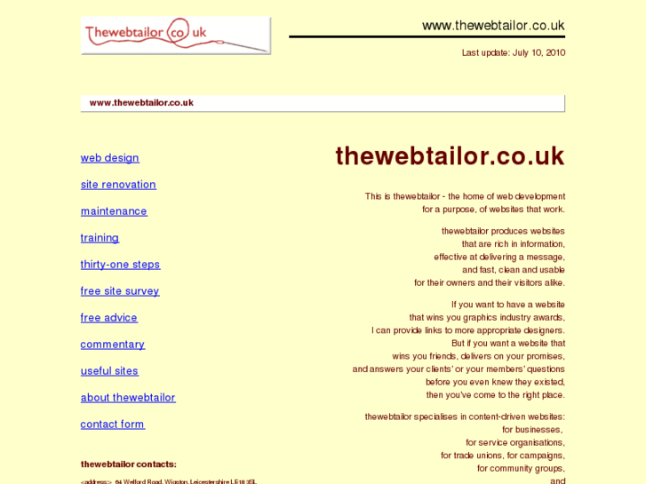 www.thewebtailor.co.uk