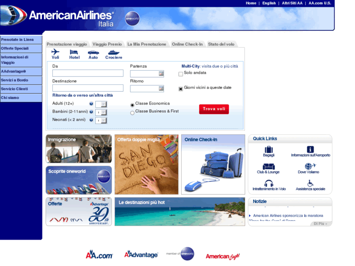 www.americanairlines.it