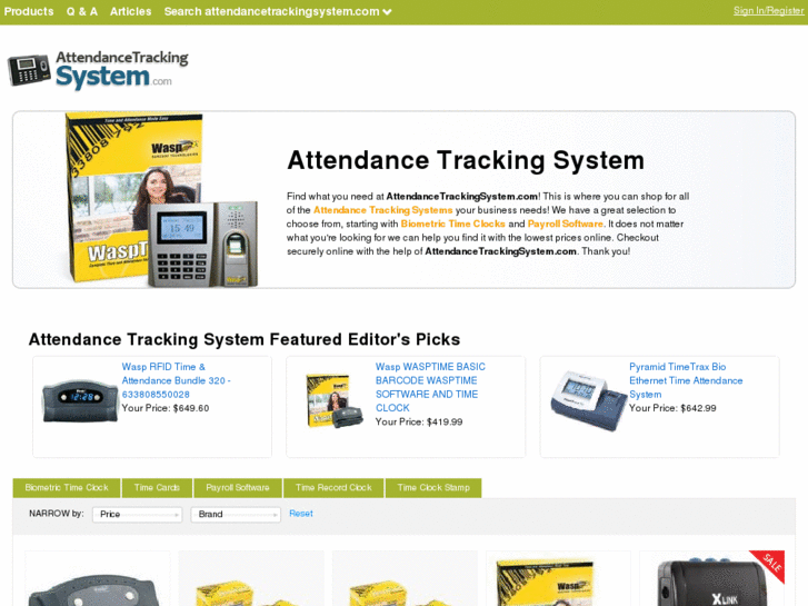 www.attendancetrackingsystem.com