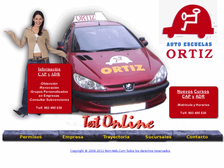 www.autoescuelaortiz.com