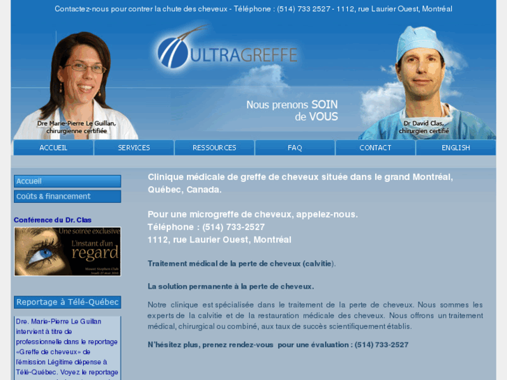 www.docteurcheveuxmontreal.com