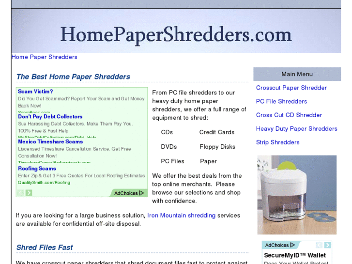 www.homepapershredders.com