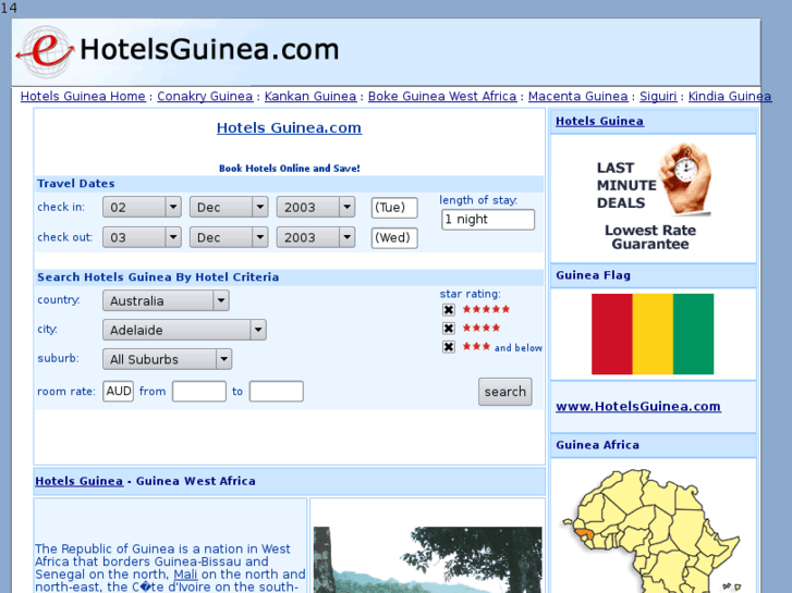 www.hotelsguinea.com