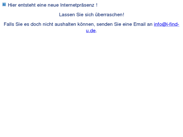 www.i-find-u.net