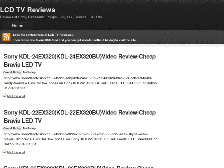 www.lcdtvreviews.biz