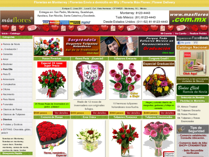 www.masflores.com.mx