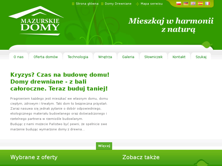 www.mazurskiedomy.com.pl