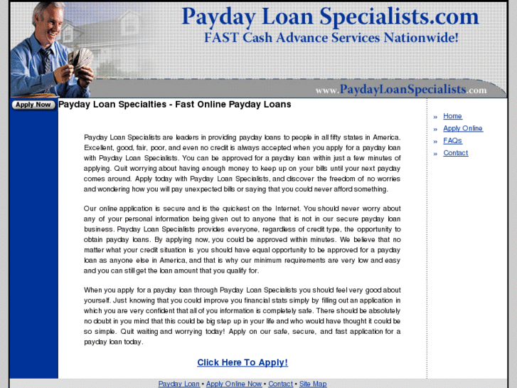 www.paydayloanspecialists.com