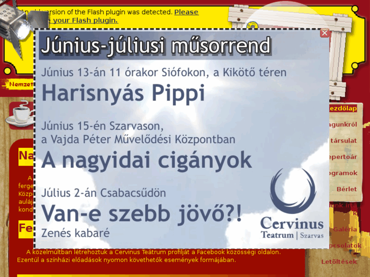 www.cervinusteatrum.hu