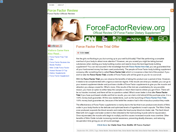 www.forcefactorreview.org