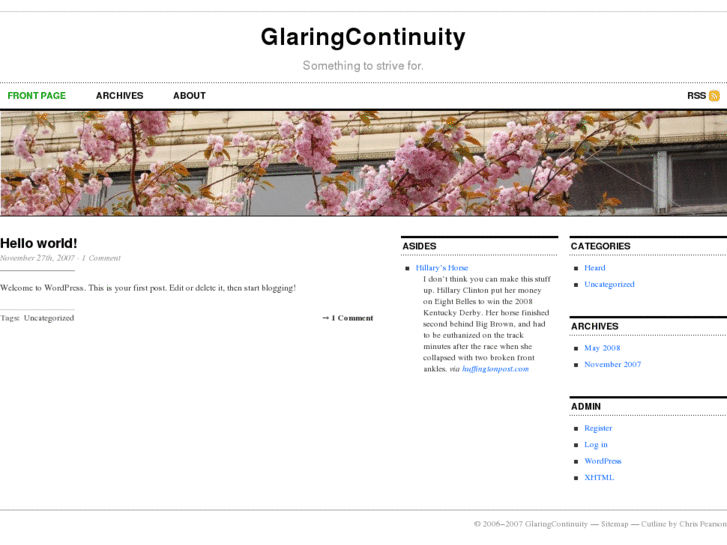 www.glaringcontinuity.com