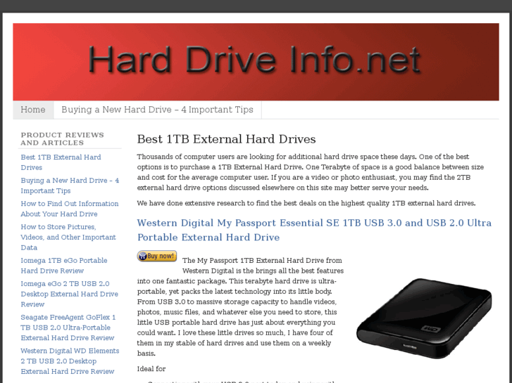 www.harddriveinfo.net