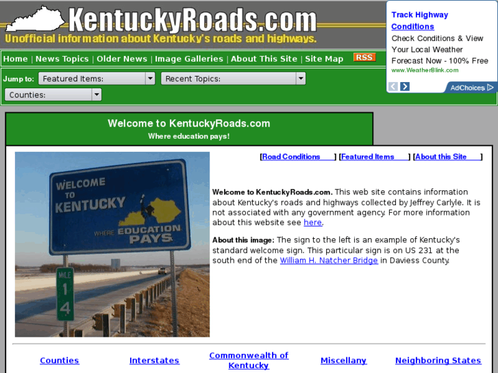 www.kentuckyroads.com