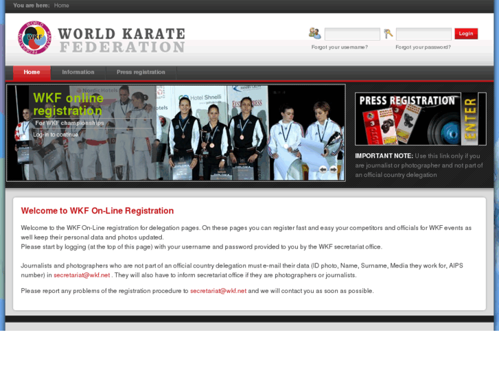 www.wkf-registration.net