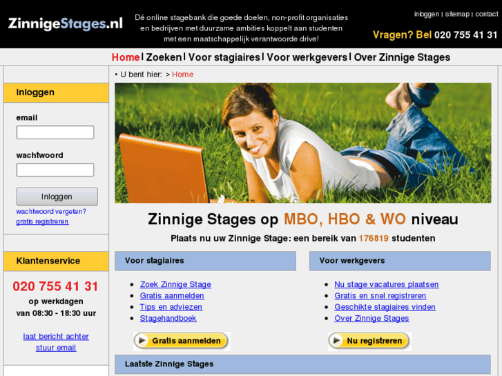 www.zinnigestages.nl