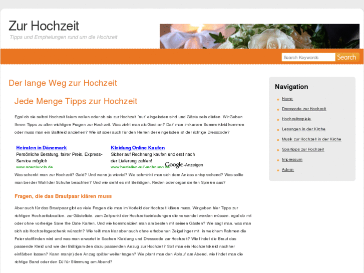 www.zurhochzeit.org