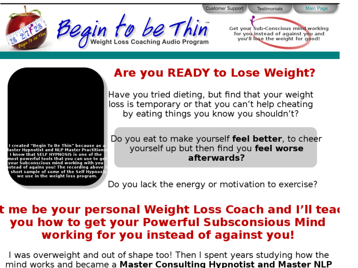 www.begintobethin.com