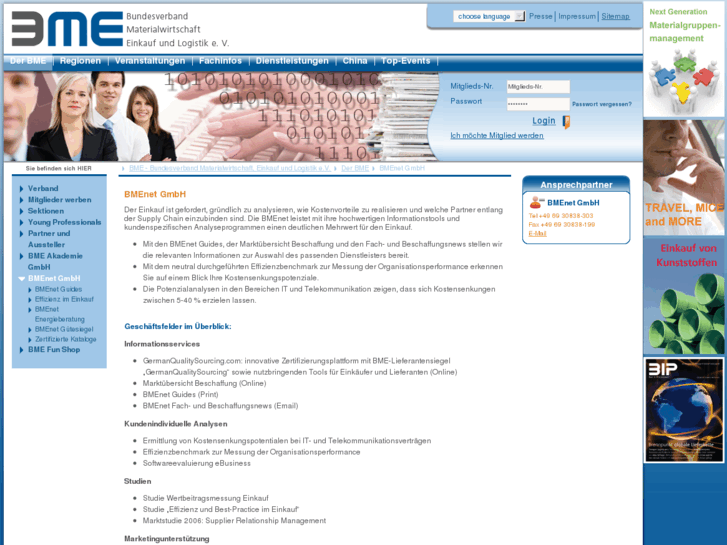 BME Bundesverband Materialwirtschaft, Einkauf und Logistik