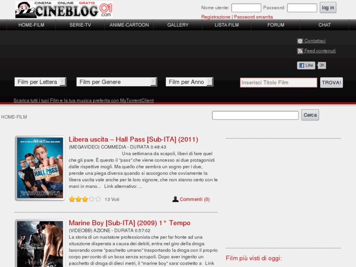 Film streaming Gratis, serie tv e