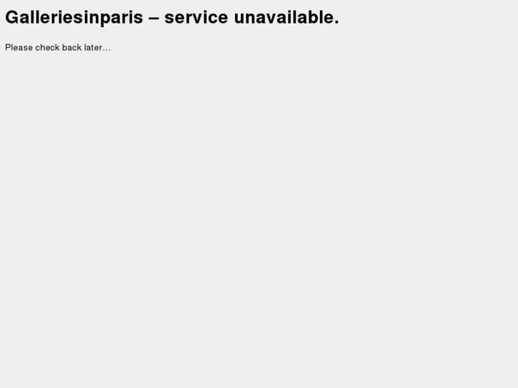 www.galleriesinparis.com