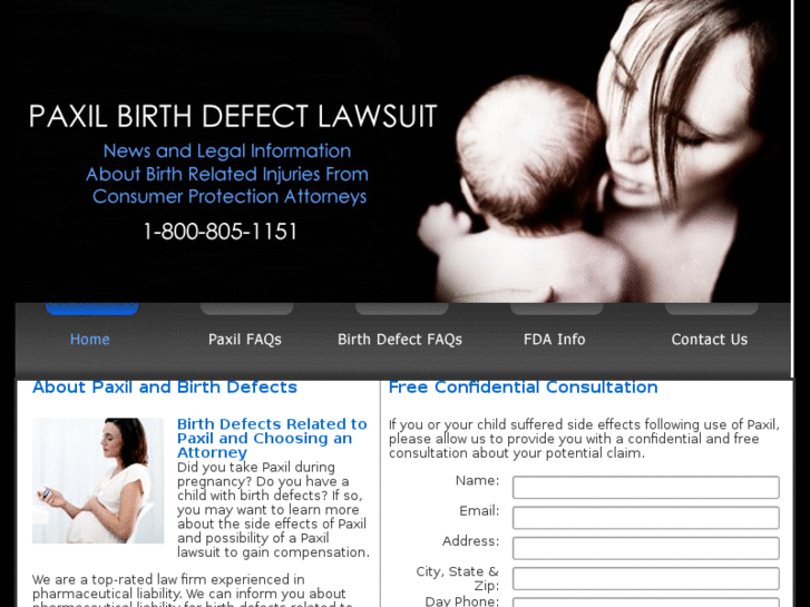 www.paxilbirthdefectlawsuit.com