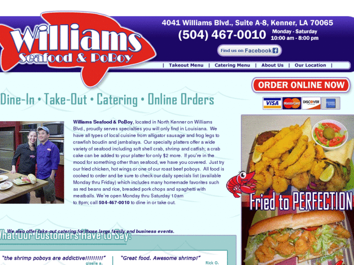 www.williamsseafoodandpoboy.com