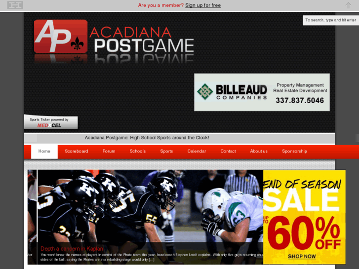 www.acadianapostgame.com