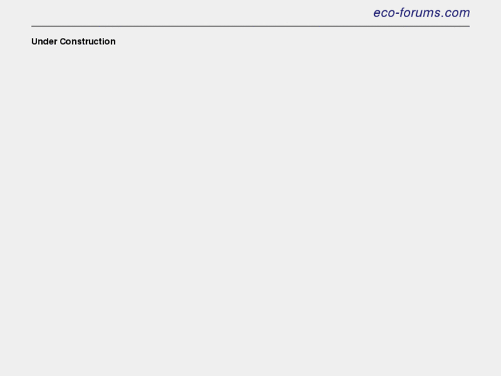www.eco-forums.com