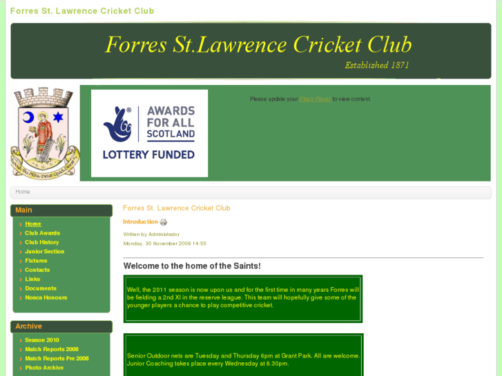 www.forrescricket.co.uk