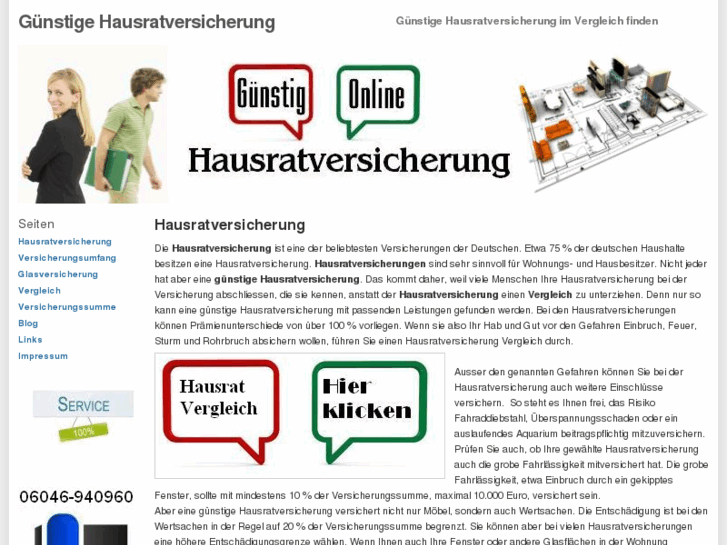 www.guenstigehausratversicherung.org