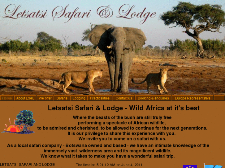 www.letsatsisafarilodge.com