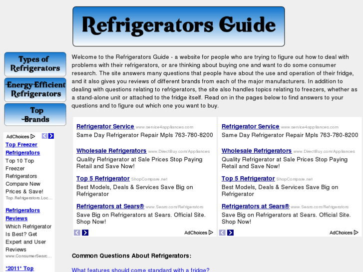 www.refrigeratorsinfo.com