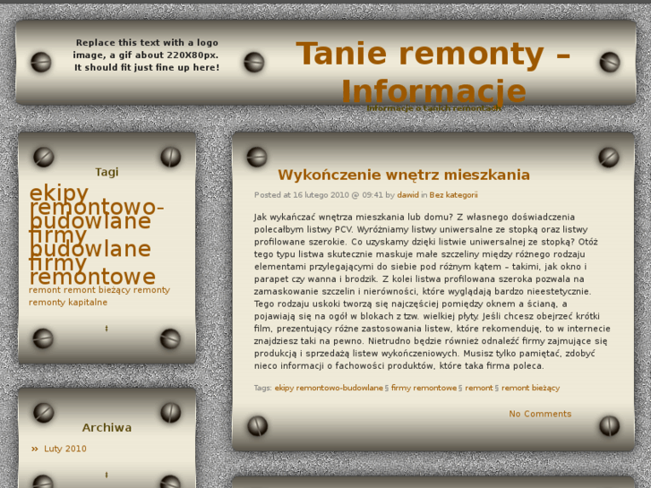 www.tanieremonty.info