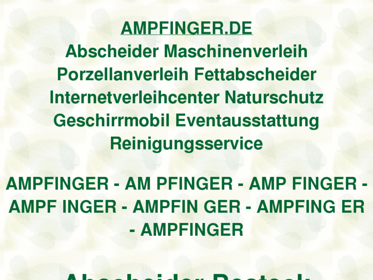 www.ampfinger.de