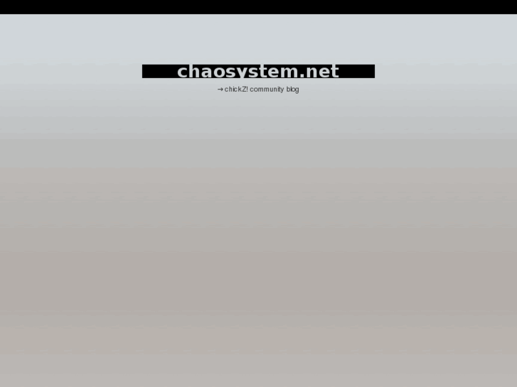 www.chaosystem.net