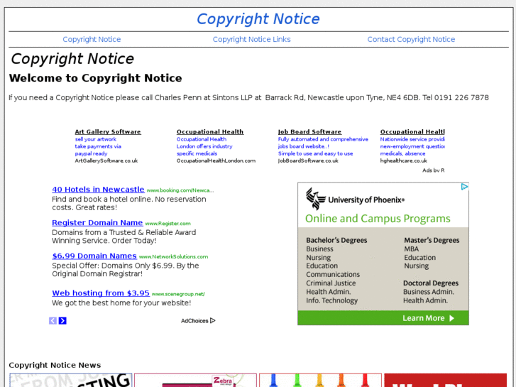 www.copyrightnotice.co.uk