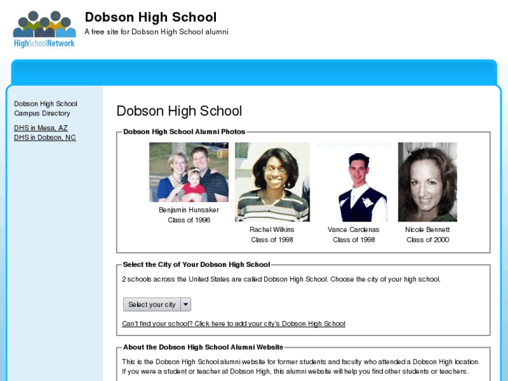 www.dobsonhighschool.net