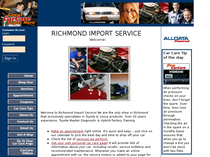 www.richmondimportservice.com