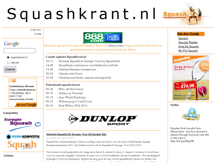 www.squashkrant.nl