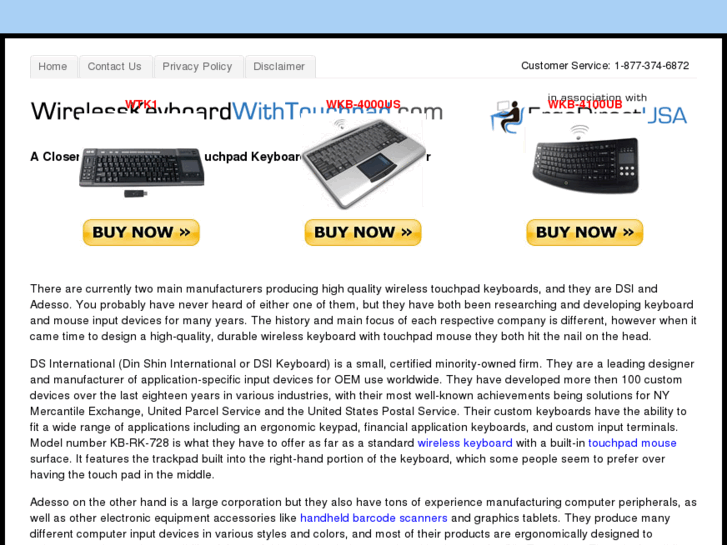 www.wirelesskeyboardwithtouchpad.com