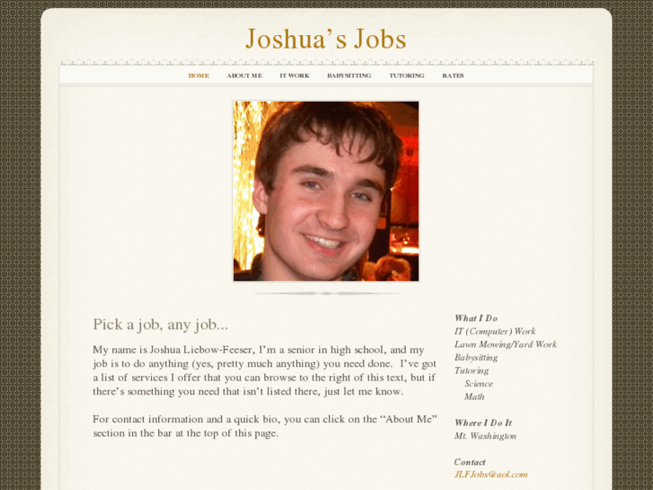 www.joshuasjobs.com