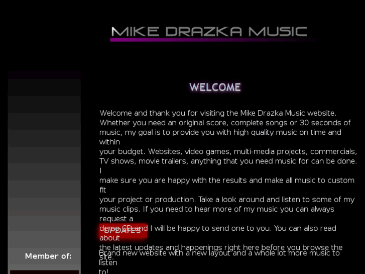 www.mikedrazkamusic.com