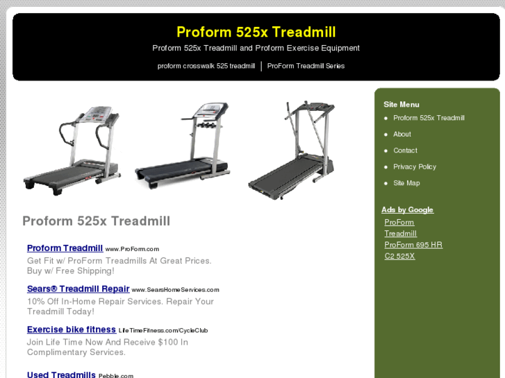 www.proform525xtreadmill.com