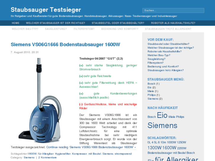 www.staubsauger-testsieger.net